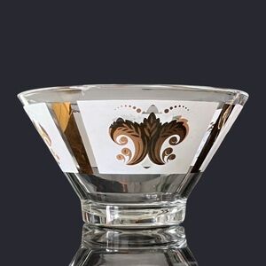 MCM 60’s Anchor Hocking Fleur De Lis Serving Bowl